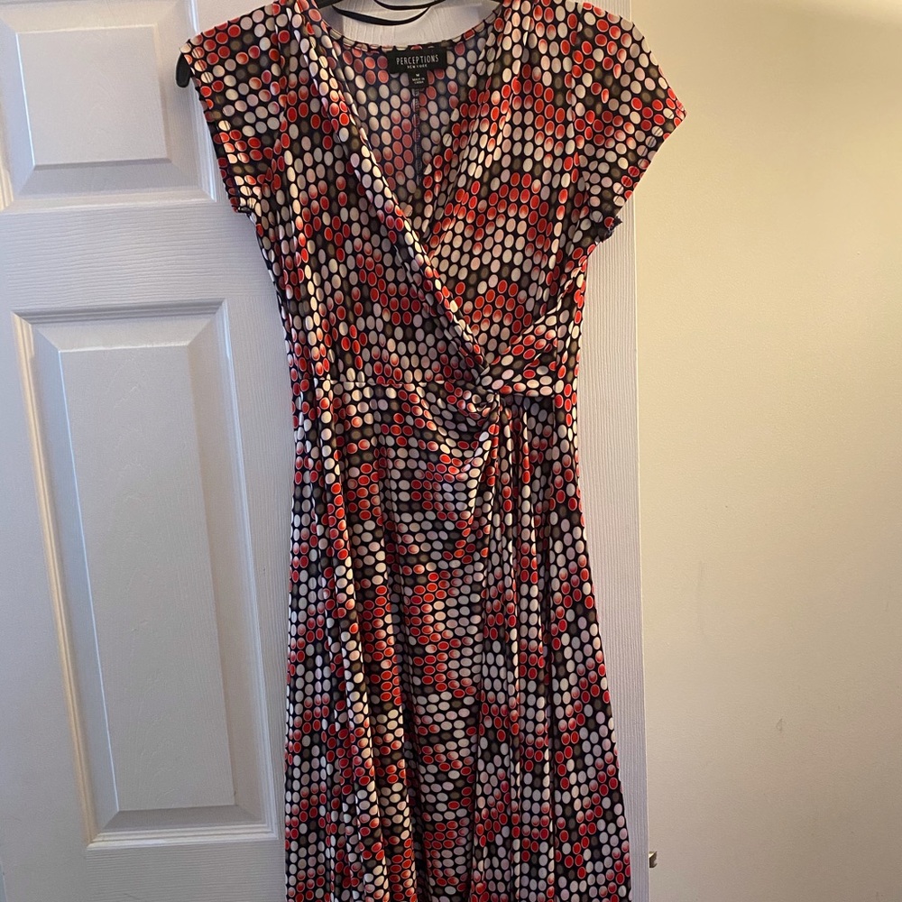 Summer Casual Dress, polka dot